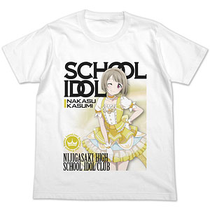 ラブライブ!虹ヶ咲学園スクールアイドル同好会 中須かすみ フルカラーTシャツ オフィシャルカードゲームVer./WHITE-M