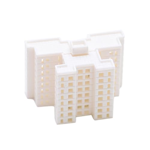 LIXSAZSE 建築モデル モデル材料 ミニチュア都市 リアルな砂のテーブルモデル アパートの建物 ヴィラ 高層ビルモデル, スタイルF