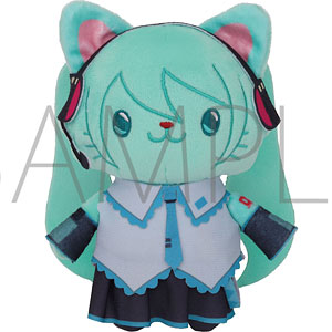 初音ミクシリーズ withCATアイマスク付きぬいぐるみキーホルダー 初音ミク