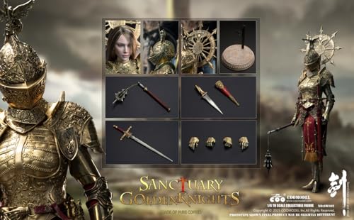 [Tbmodel] COOMODEL 1/6 フィギュア用 ゴールドガード 素体 ヘッド セット アクセサリー ボディー アクションフィギュア EKS013 (SW003)