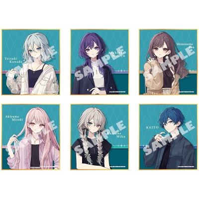 【グッズ-色紙】プロジェクトセカイ カラフルステージ！ feat. 初音ミク イラストレーターコラボ ミニ色紙コレクション 25時、ナイトコードで。（全6種）