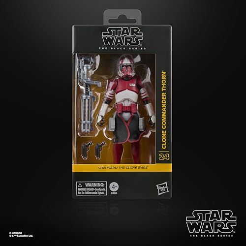 ハズブロ(Hasbro)STAR WARS スター・ウォーズ ブラックシリーズ クローン・コマンダー・ソーン、『スター・ウォーズ/クローン・ウォーズ』プレミアム コレクション用 15 cm アクションフィギュア G3194 正規品