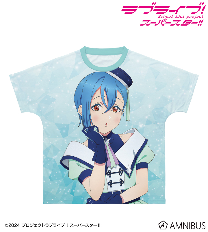 描き下ろし 若菜四季 スーパースター!!ver. フルグラフィックTシャツ