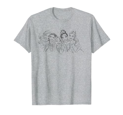 ディズニープリンセス ロイヤルパルズ 塗り絵 Tシャツ