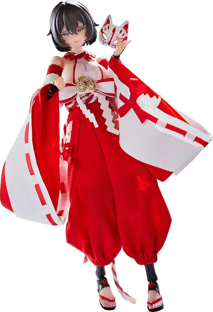 スシーン[溯行Sushing] 戦闘巫女 上藤桔梗 1/12 PVC/ABS/POM製 塗装済み完成品可動フィギュア