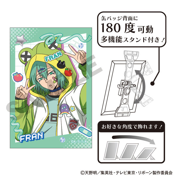 家庭教師ヒットマンREBORN！_アート缶バッジ フラン デコラファッション