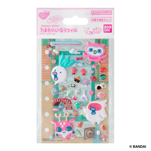 たまごっち たまもりしーるリフィル Tamagotchi Paradiseセット4