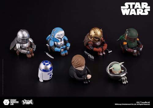 ブリッツウェイエンターテイメント (Blitzway Entertainment) SML MINI-FIGURE BLIND BOX STAR WARS SERIES 02 THE MANDALORIAN 全高約45mm PVC製 塗装済み 完成品 フィギュア 6個入 BOX