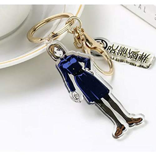 呪術廻戦アクリルキーホルダー アクキー グッズ虎杖悠仁 伏黒恵 五条悟 釘崎野薔薇 七海建人 禪院真希 狗巻棘 パンダ 両面宿儺 d