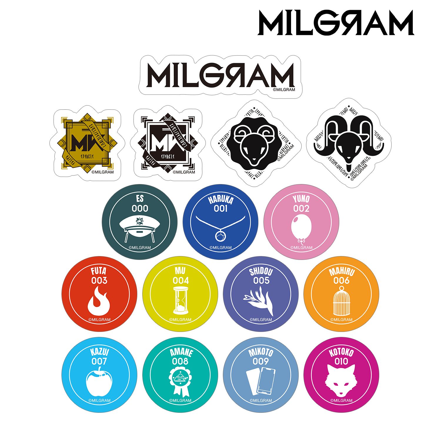 MILGRAM -ミルグラム-_フレークシール