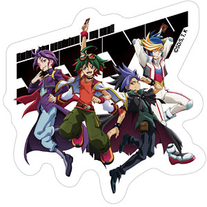 遊☆戯☆王ARC-V 榊遊矢＆ユート＆ユーゴ＆ユーリ集合 ミニステッカーセット