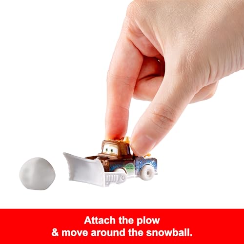 Mattel ディズニー & ピクサー カーズ ミニアドベントカレンダー 24ピース サプライズ おもちゃのミニカー4台 積み重ね可能なトラック&ストーリーテリングアクセサリー