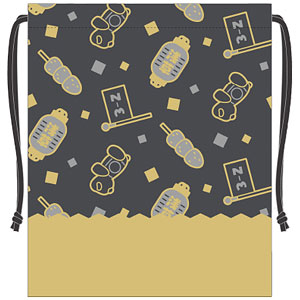 TVアニメ『3年Z組銀八先生』 レトロ巾着(近藤、土方、沖田) 修学旅行ver.