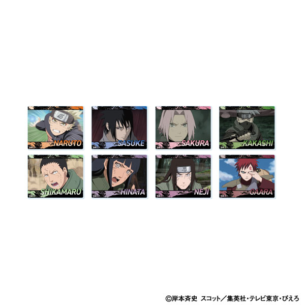 ミニアクリルプレート「NARUTO-ナルト- 疾風伝」09/セット1 場面写イラスト 8個入りBOX[A3]《０８月予約》