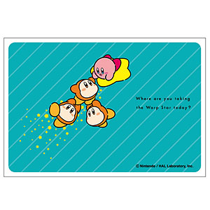 カービィ play with ワドルディ キャラクタースリーブミニ ENS-13 ワープスターにのって(4にん) パック