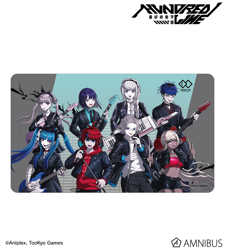 描き下ろし 集合 ロックバンドver. マルチデスクマット