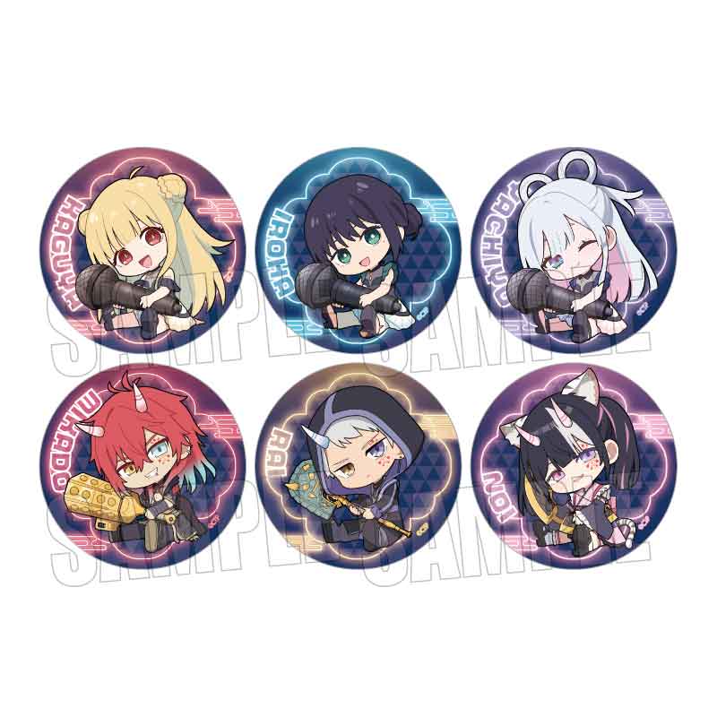 超かぐや姫!_トレーディング缶バッジ Part2 B ぎゅぎゅっと 【コンプリートBOX／6個入り】