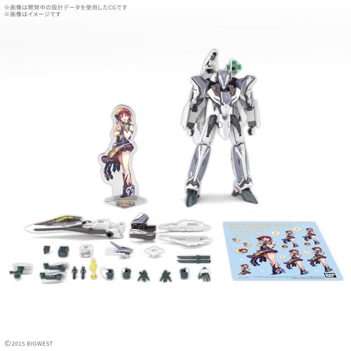 BANDAI SPIRITS(バンダイ スピリッツ) HG 1/100 VF-31F ジークフリード(メッサー･イーレフェルト機) デラックスセット プラスチック製 色分け済みプラモデル