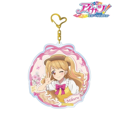 【グッズ-キーホルダー】アイカツ！ 10th STORY ～未来へのSTARWAY～ 描き下ろし 夏樹みくる カントリーワンピースver. BIGアクリルキーホルダー【再販】