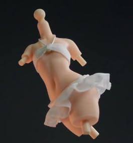 [AC]宸玑研造 宸玑骸体 1/12 衣装 白色ビキニ01型 S 可動 アクションフィギュア用 衣装