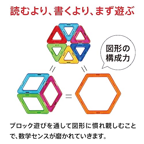 ボーネルンド (BorneLund) マグ・フォーマー (MAGFORMERS) マイファーストパステルセット [ 30ピース ] 1歳半頃から 知育玩具 磁石 マグネット ブロック MF702013J
