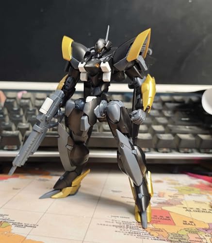 LEBOO 酋長大陸 1/144 超動騎兵 雲雀 ヒバリ 黒と金 POK素材 色分け済みプラモデル 組み立てキット