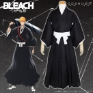 【コスプレ-衣装】BLEACH 千年血戦篇 死覇装コスチュームセット/Unisex S-M