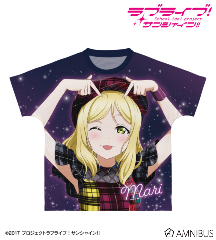 描き下ろし 小原鞠莉 3rdソロコンサートver. フルグラフィックTシャツ