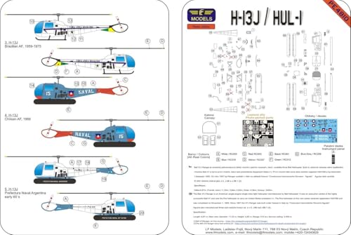 LFモデル H-13J/HUL-1 ヘリコプター アメリカ 空軍 VIP専用機 プラモデル PE4810