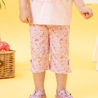 小花総柄7分丈レギンス