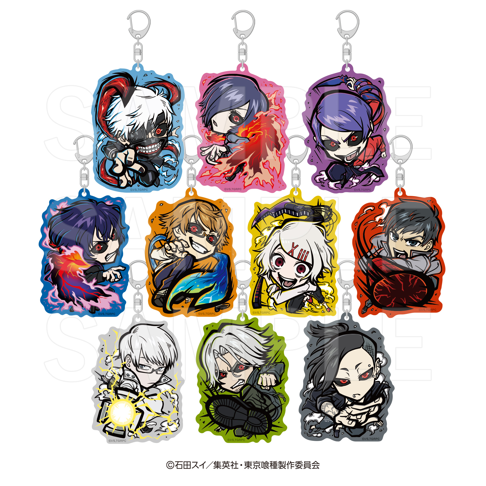 東京喰種トーキョーグール_イートゥーン トレーディングアクリルキーホルダー(全10種)【BOX／10個入り】