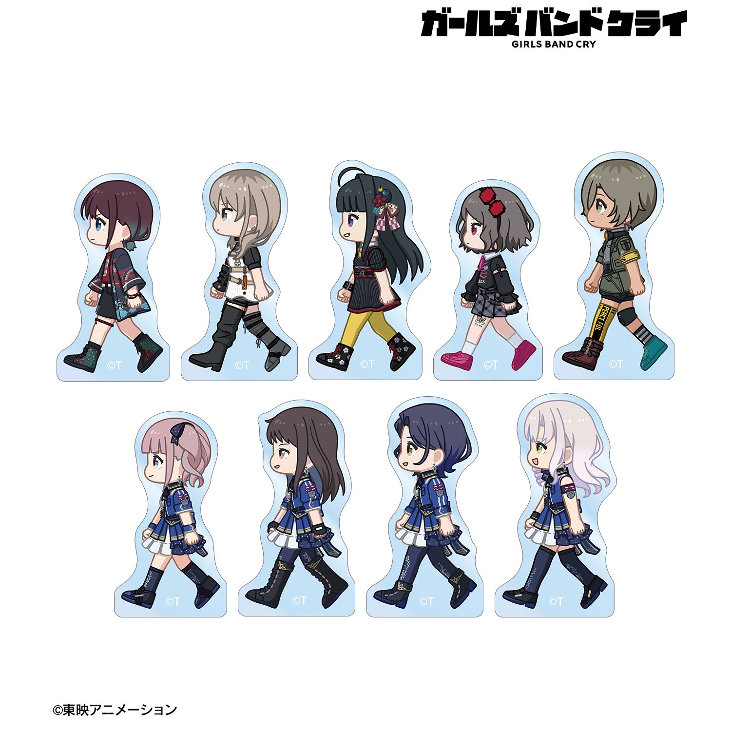 ガールズバンドクライ_トレーディング ちびとこ アクリルマスコット(単位/コンプリートBOX/9パック入り)
