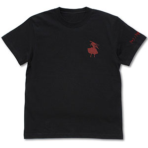 デート・ア・ライブV 時崎狂三 ワンポイント刺繍Tシャツ/BLACK-L