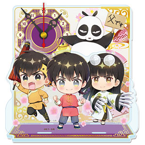 らんま1/2 ぷちちょこミニアクリル置時計[乱馬＆良牙＆ムース＆玄馬(パンダ)]