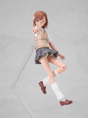 KADOKAWA PLASTIC MODEL SERIES 「とある科学の超電磁砲T」 御坂美琴 全高約163mm 色分け済みプラスチックモデル