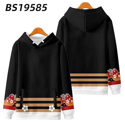 [COLE] ウマ娘 プリティーダービー キタサンブラック パーカー 長袖 コート ライスシャワー メジロマックイーン トウカイテイオー フード付き服 運動パーカー 日常服 Hoodieメンズ 誕生日 プレゼント コスチューム (9,L 薄手)