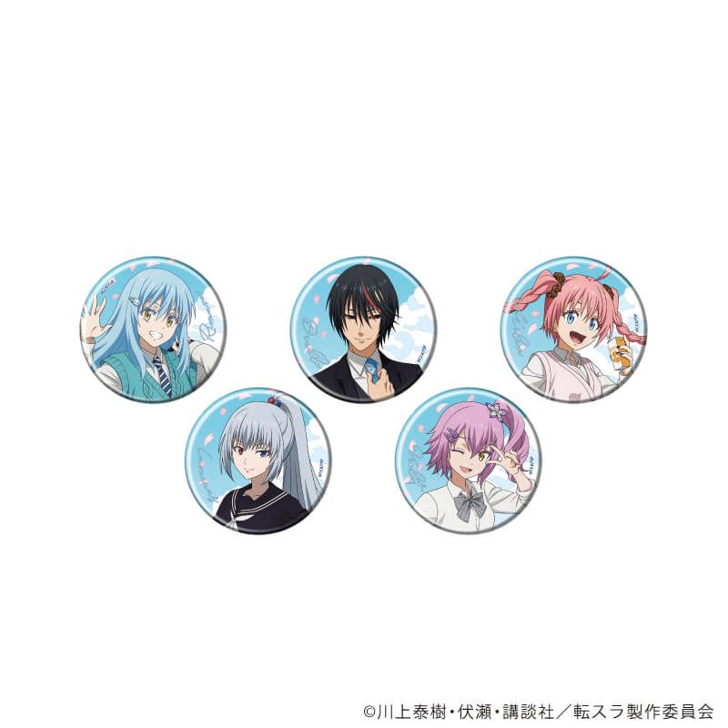 缶バッジ「TVアニメ『転生したらスライムだった件』」13/コンプリートセット(全5種)(描き下ろしイラスト)