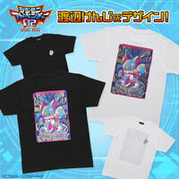 渡辺けんじ氏デザイン デジモンアドベンチャー02 ブイモン進化 Tシャツ