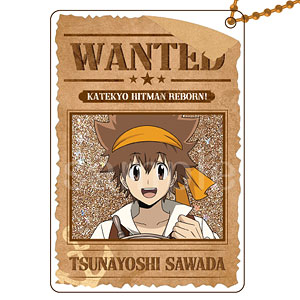 「家庭教師ヒットマンREBORN！」描き下ろし パイレーツ衣装 グリッターキーホルダー 02.沢田綱吉