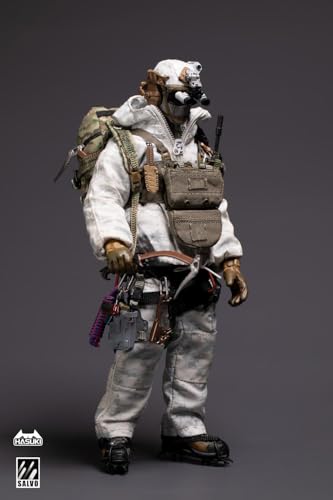 HASUKI SALVOシリーズ SA03 雪山幽霊 1/12スケール 布&ABS&PVC製 塗装済み可動フィギュア