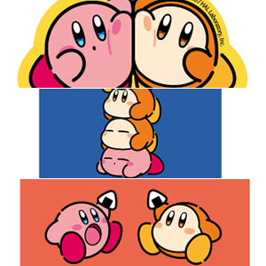 カービィ play with ワドルディ キャラスタムステッカー ビビッド