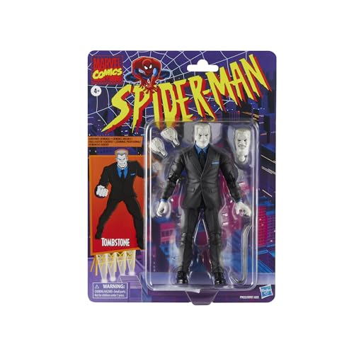 ハズブロ(HASBRO) マーベルレジェンド・シリーズ トゥームストーン スパイダーマン コミックス コレクティブル 6インチ(15cm)サイズ アクションフィギュア F9023 正規品