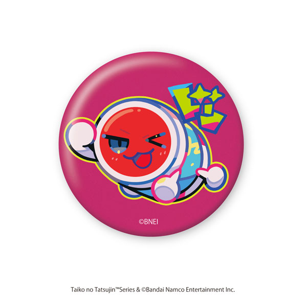 太鼓の達人 ラメ入り缶バッジ KAWAII ver.