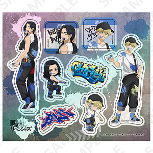 東京リベンジャーズ オーロラバディステッカー グラフィティver. 千冬＆場地