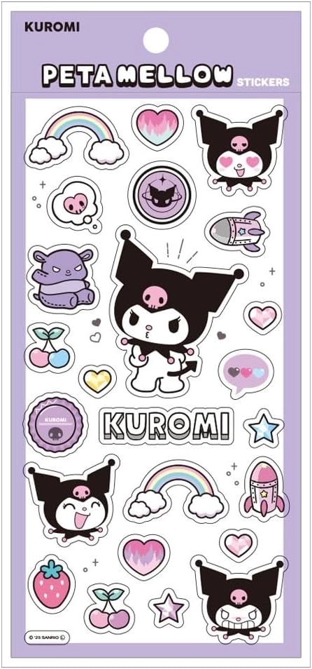 【在庫】   サンリオ ペタメロウステッカー クロミ　ティーズファクトリー