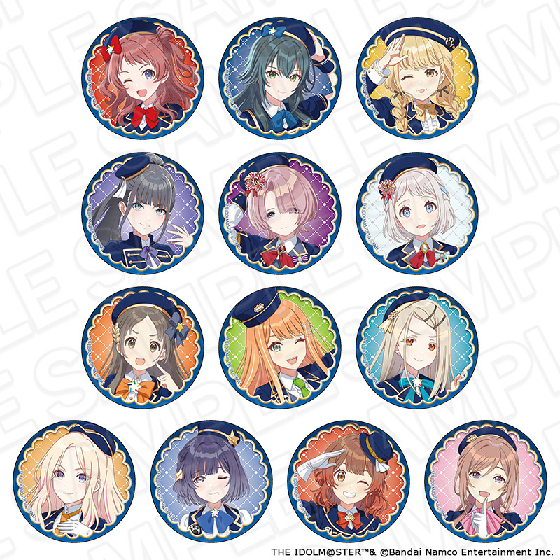 学園アイドルマスター_カンバッジ(ランダム) 遊園地 ver. 【コンプリートOPP／13個入り】