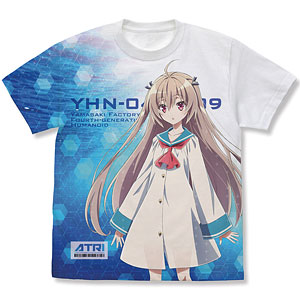 アニメ「ATRI -My Dear Moments-」 アトリ フルグラフィックTシャツ/WHITE-XL