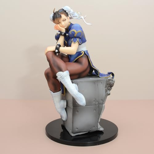 【Toriba 】ストリートファイター 春麗 1/7スケール 塗装済完成品フィギュア ブルーチャイナ服