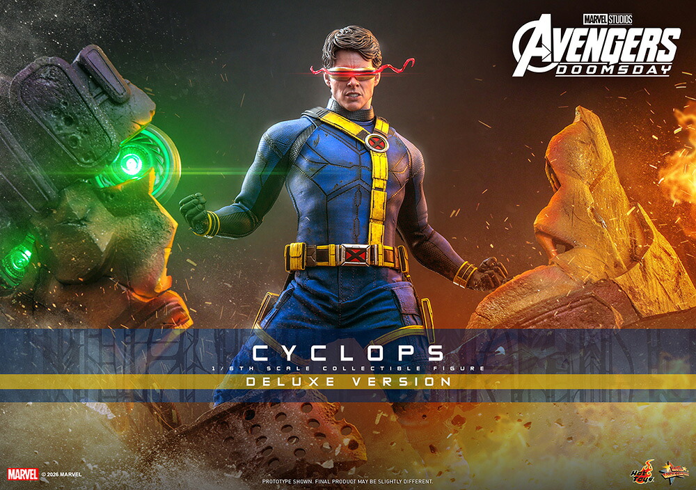 【ムービー・マスターピース】 『アベンジャーズ/ドゥームズデイ』 1/6スケールフィギュア サイクロップス(デラックス版) (可動式フィギュア)