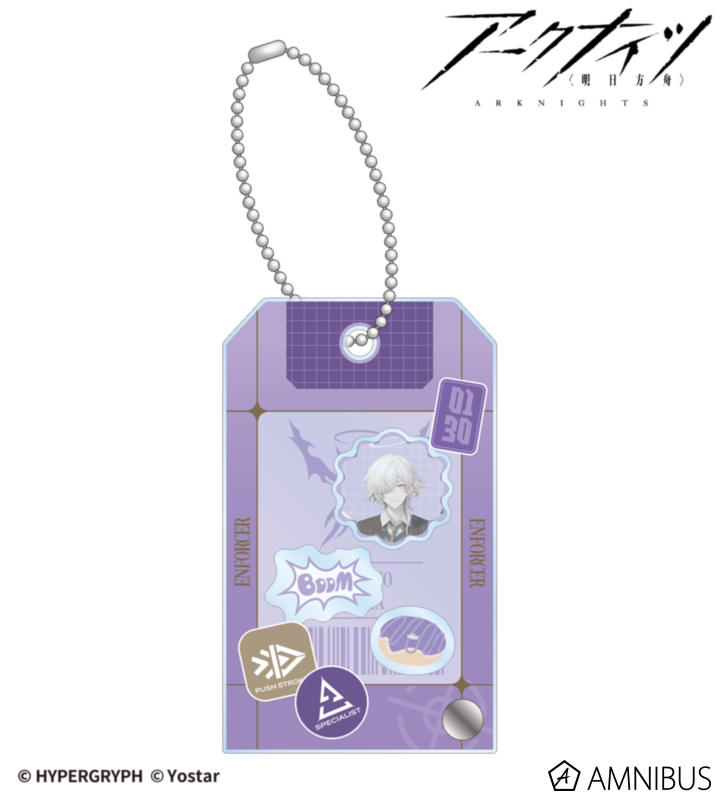 エンフォーサー ショッピングver. ショップタグ風パーツ付きフレームアクリルチャーム